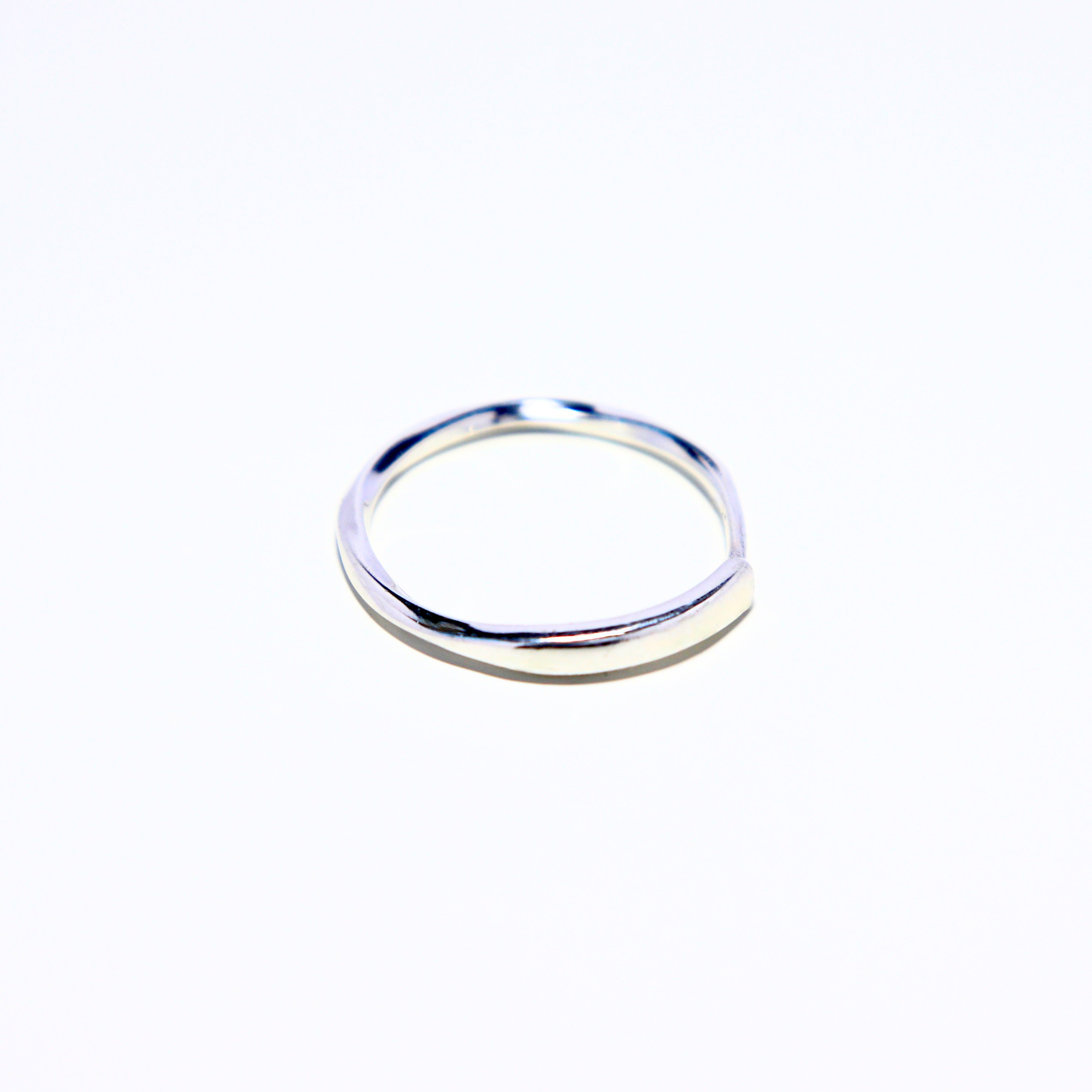 Bague Voilié argenté - Élan Marin